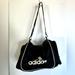 Adidas Bags | Adidas Black Duffel Bag | Color: Black/White | Size: Os