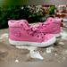 Converse Shoes | Converse Chuck Taylor All Stars Girls Pink Junior Sz 3 High Top Leather 668766c | Color: Pink/White | Size: 3bb