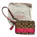 Coach Bags | Coach Signature Wristlet | Color: Pink/Tan | Size: Os