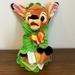 Disney Toys | Disney Babies Bambi Plush Baby Deer W/ Green Blanket 10" | Color: Green | Size: 10”