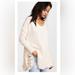 Free People Tops | Free People Cream No Frills Pullover Sweatshirt M | Color: Cream/White | Size: M