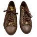 Michael Kors Shoes | Michael Kors~Kristy Lace-Up Sneakers Brown/Tan Gold Hardware Size 7.5 | Color: Brown/Gold | Size: 7.5