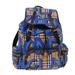 Burberry Bags | Burberry Nova Check Graffiti Backpack Canvas Leather Beige Blue Auth 49119a | Color: Blue | Size: W15.7 X H15.7 X D6.3inch