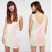 Free People Dresses | Free People White Mini Sparkly Sequin Iridiscent Shift Dress Tunic | Color: Pink/White | Size: S