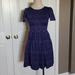 Lularoe Dresses | Lularoe Amelia Purple And Black Dress | Color: Black/Purple | Size: Xs