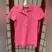 Lilly Pulitzer Tops | Lilly Pulitzer Chic Fit Bright Pink/White Polo Small | Color: Pink | Size: S