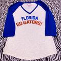 Pink Victoria's Secret Tops | 3/$20 Rare & Htf Victoria’s Secret Vs Pink Sport Tee Florida Gators Bling | Color: Blue/Gray | Size: S