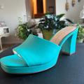 Jessica Simpson Shoes | Brand New, Jessica Simpson Sandal Size 10 Aqua | Color: Blue | Size: 10