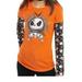 Disney Shirts & Tops | Disney Nightmare Before Christmas Jack Skellington Long Sleeve T-Shirt | Color: Orange | Size: Xxl Junior