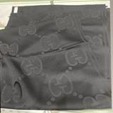 Gucci Accessories | Gucci Jacquard Woven Scarf Large Gg Print Black | Color: Black | Size: Os