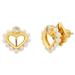 Kate Spade Jewelry | Kate Spade Shining Heart Spade Pearl Gold Stud Earrings | Color: Gold/White | Size: Os