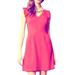 Anthropologie Dresses | Anthropologie Tabitha Teahouse Magenta Ruffle Textured Knit Dress Size 12 | Color: Pink | Size: 12