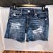 American Eagle Outfitters Shorts | American Eagle Outfitters Super Stretch Shortie Denim Jean Shorts Women's Size 2 | Color: Blue | Size: 2