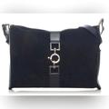 Gucci Bags | Authentic Gucci Black On Black Shoulder Bag Suede And Leather 001 4052 | Color: Black | Size: Os