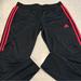 Adidas Pants & Jumpsuits | Black And Hot Pink Adidas Climacool Track Pants | Color: Black/Pink | Size: L