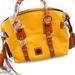 Dooney & Bourke Bags | Dooney & Bourke Palomino Satchel Bag Yellow | Color: Brown/Yellow | Size: Os