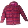 Columbia Jackets & Coats | Columbia Girls Pink Print Hooded Winter Coat | Color: Pink/Purple | Size: Mg