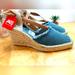 American Eagle Outfitters Shoes | American Eagle Denim Sandal Size 7 | Color: Blue | Size: 7