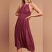 Anthropologie Dresses | Anthropology Smocked Asymmetrical Halter Dress | Color: Purple | Size: 2