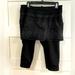 Athleta Pants & Jumpsuits | Athleta Running Capri With Skirt Size L | Color: Black/Gray | Size: L