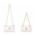 Coach Bags | Coach Caviar Grain Colette Leather Shoulder Bag | Color: Cream/Gold | Size: Os