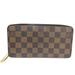 Louis Vuitton Bags | Authentic Louis Vuitton Zippy Wallet Long Wallet Damier Ebene Leather Brown | Color: Brown | Size: W 7.5 X H 3.9 X D 0