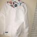 Disney Jackets & Coats | Disney Disneyland Resort White Zip Up Hooded Jacket Size L Nwt 4 Christmas Gift. | Color: White | Size: L