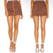 Free People Skirts | Free People Zip It Up Leopard Print Mini Skirt Size 26 | Color: Black/Orange | Size: 26