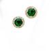 Kate Spade Jewelry | Kate Spade ‘That Sparkle’ Mini Round Stud Earrings | Color: Gold/Green | Size: Os