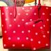 Kate Spade Bags | Kate, Spade, Enchanted Forest, Red Reversible Leather Bag. | Color: Purple/Red | Size: Os