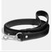Coach Dog | New! Coach Large Dog Leash, Black Leather, Nwt! | Color: Black/Silver | Size: Large