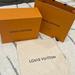 Louis Vuitton Bags | New Set Of 2 Louis Vuitton Empty Shopping Tote & Gift Box Storage Authentic | Color: Blue/Orange | Size: Os