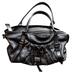 Burberry Bags | Burberry Black Leather Curzon Satchel Bag Handbag Purse Authentic | Color: Black | Size: Large