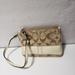 Coach Bags | Coach Canvas Signature Small Wristlet | Color: Silver | Size: Os