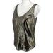 J. Crew Tops | J. Crew Cate Cami Metallic Paisley Top, Women's 00 | Color: Gold | Size: 00