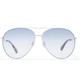 Kate Spade Accessories | Kate Spade New York Carolane Special Fit Polarized Aviator Sunglasses, 61mm, Os | Color: Blue/Silver | Size: 61mm