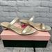 Kate Spade Shoes | Kate Spade Palm Springs Crystal Slide Sandals Satin Ivory Bridal Disco 6.5b Nib | Color: Cream | Size: Various