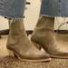 Free People Shoes | Free People Western Style Chelsea Boot, Worn 2 X’s. Size 9 Grey, Tan Color. | Color: Brown/Gray | Size: 9