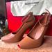 Burberry Shoes | Burberry Jermyn Peep-Toe D-Ring Pump | Color: Brown | Size: 7.5