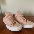 Converse Shoes | Converse All Star Blush/Pale Pinky-Beige Low Top Lace Up | Color: Cream/Pink | Size: 8