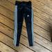 Adidas Bottoms | Adidas Girls Athletic Pants Leggings Size M Black White Stripe Wide Waistband | Color: Black/White | Size: Mg