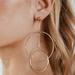 Free People Jewelry | Free People Double Hoop Earrings | Color: Gold/Silver | Size: Various