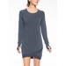 Athleta Dresses | New** Athleta Womens Serenity Criss Cross Dress Tunic Top Size Xs Long Sleeve | Color: Blue | Size: Xs