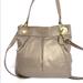 Coach Bags | Coach Ashley F17605 Bronze Steel Metallic Leather Hippie Shoulder Bag Brass | Color: Brown | Size: Os