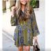 Free People Dresses | Free People Shake It Mini Dress | Color: Gray/Green | Size: Xs