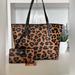 Coach Bags | Coach Purse And Wallet With Leopard Print | Color: Black/Brown | Size: Os