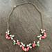 J. Crew Jewelry | J Crew Statement Necklace | Color: Pink/White | Size: Os