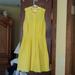 J. Crew Dresses | J Crew Bright Yellow Eyelet Sleeveless Shirt-Dress | Color: Yellow | Size: 00