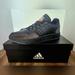 Adidas Shoes | Adidas Hoops 3.0 Black Leather Low Top W/Suede Toe/Heel Hp7946 Men's 11 Euc Box | Color: Black | Size: 11