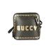 Gucci Bags | Gucci Black Leather Sega Script Dome Bag | Color: Black | Size: Os